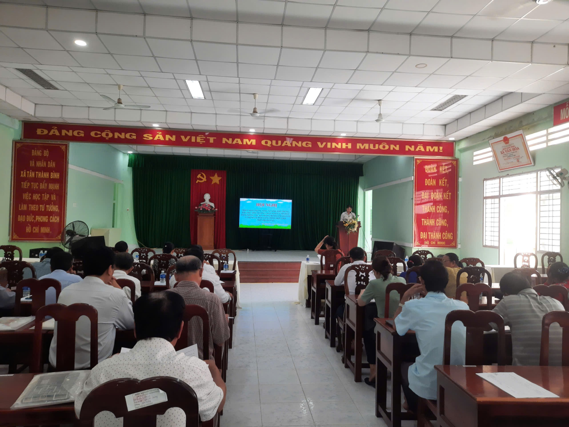 xã Tân Thành Bình với công tác phòng ngừa dịch bệnh